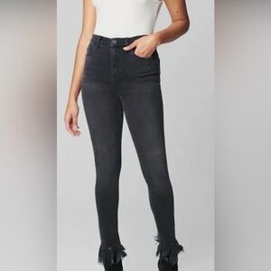 BLANKNYC The Great Jones Charcoal Distressed Jeans